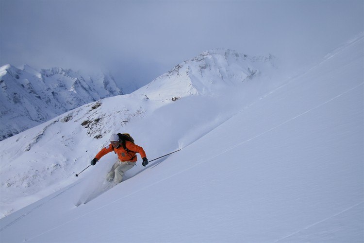 Free ride na M+Âlltaler Gletscher